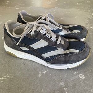 SAS Women's size 9 SHOES Journey Blue Gray Suede Leather/Mesh Walking Sneakers‎